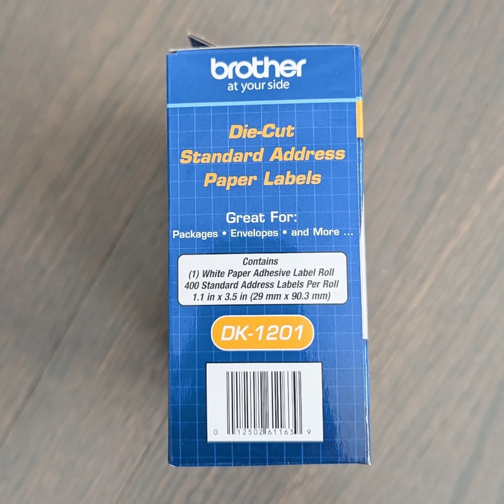 Brother DK-1201 Standard Address Labels, DK1201, 3 1/2